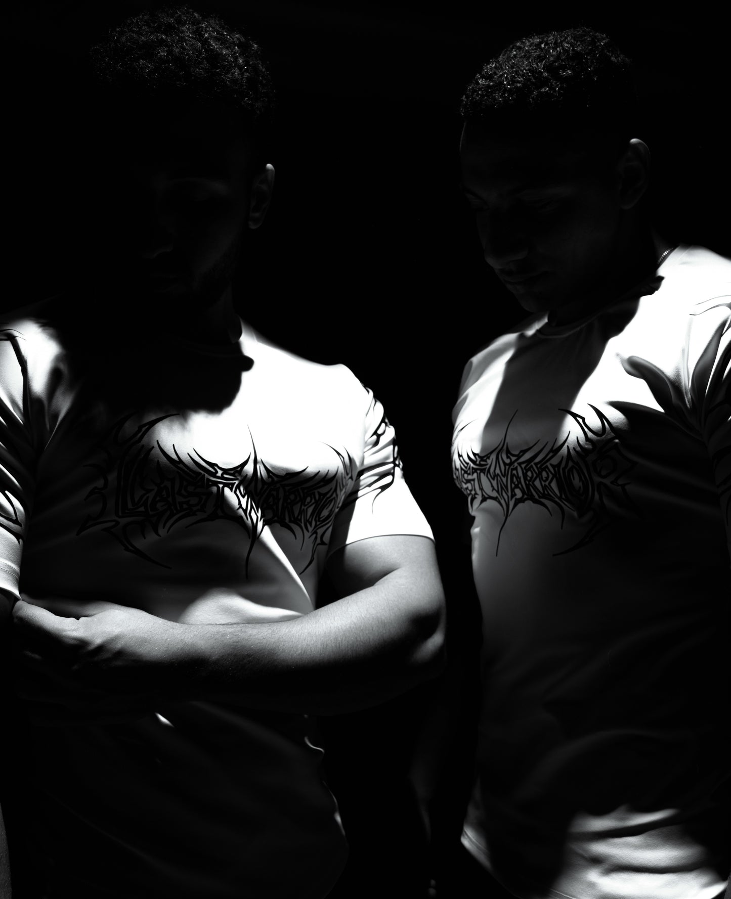 dark soul compression t-shirt WHITE EDITION