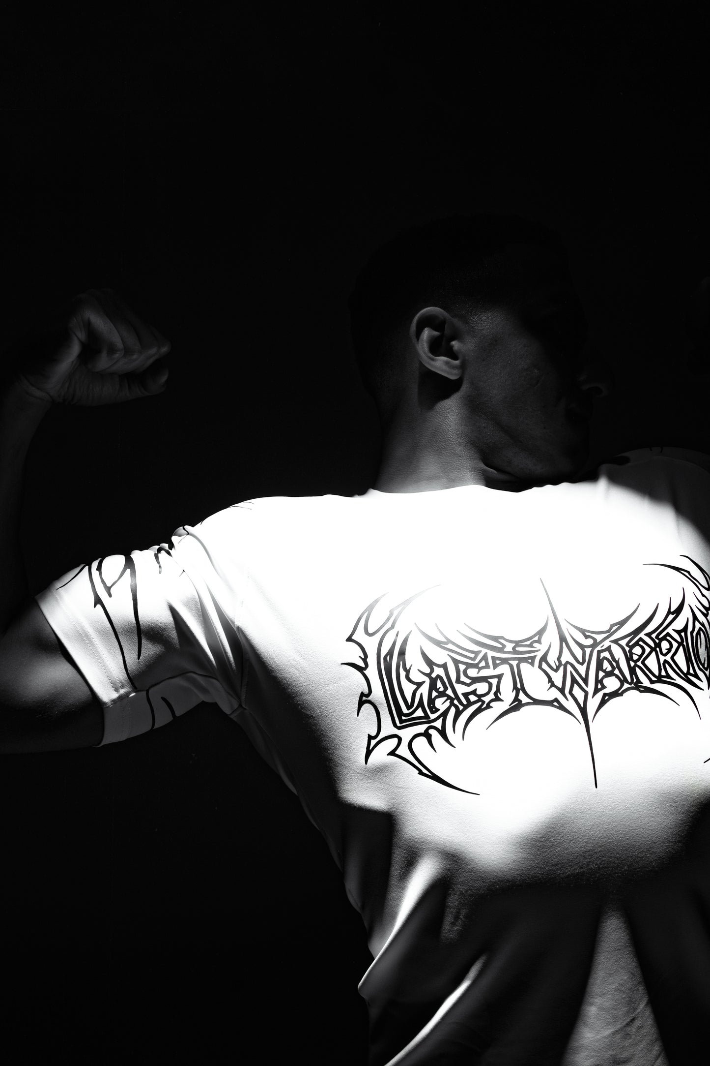 dark soul compression t-shirt WHITE EDITION